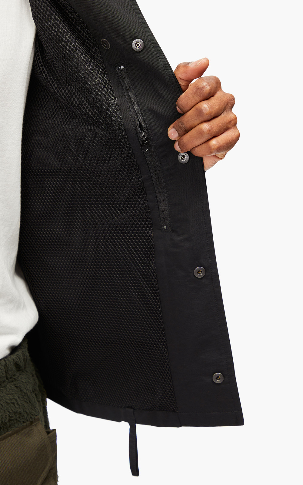 South2 West8 Tenkara Trout Parka C/N Grosgrain B-Black | Cultizm