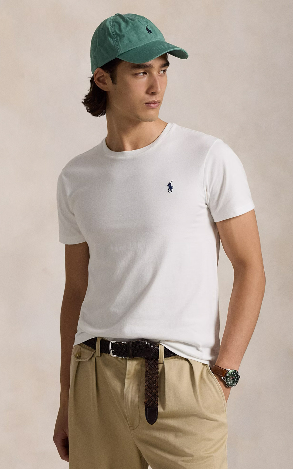 Tシャツ・カットソー Ralph Lauren FW24 SHIRT (712 870507 001 WHITE) Long-Sleeve Jersey Crewneck T-Shirt for Women | Ralph Lauren® BR