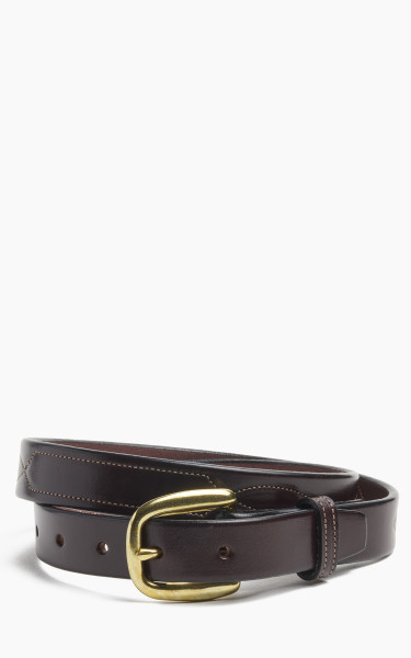 Tory Leather Bridle Leather Repeated Stitch Belt Havana