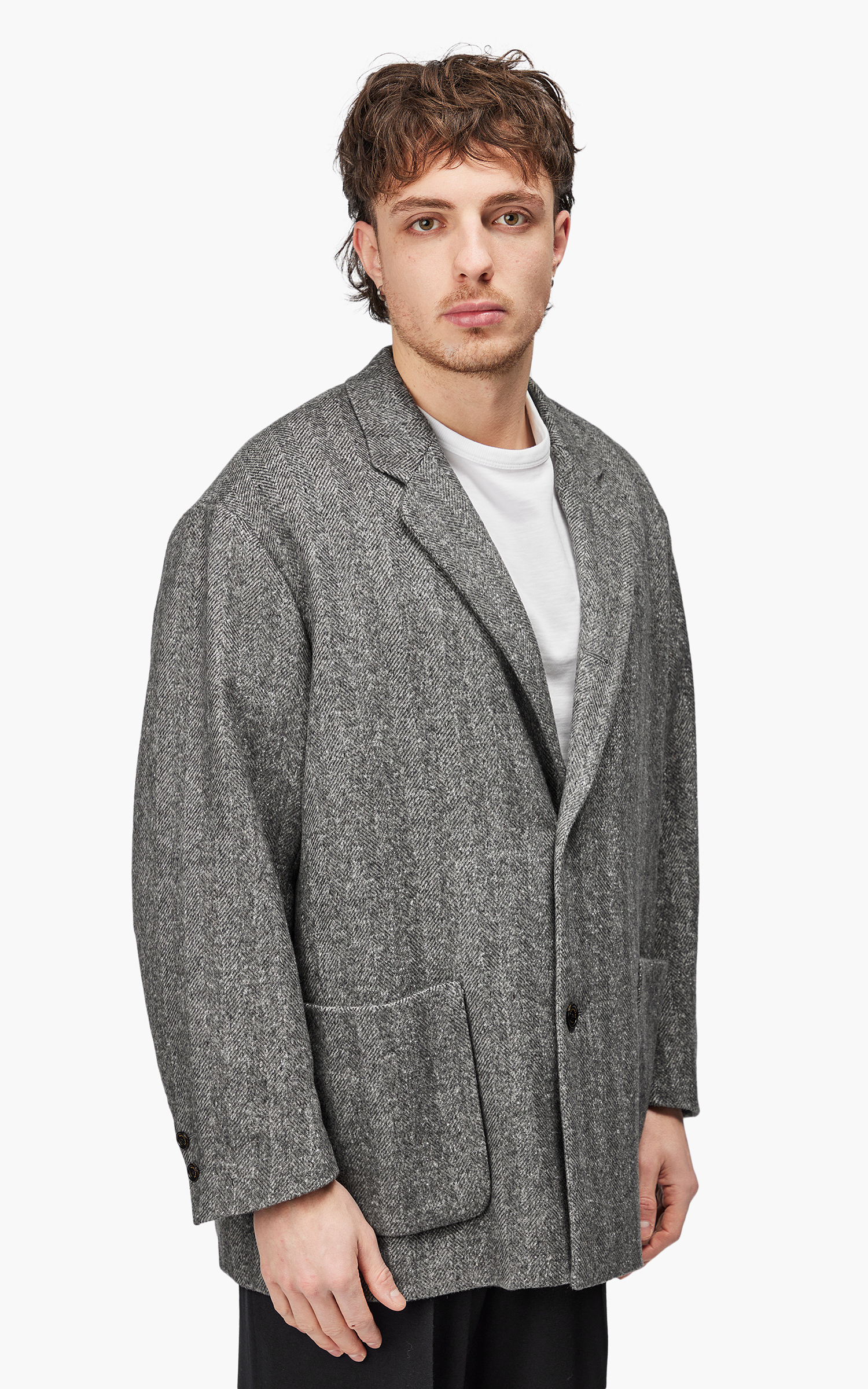 店長大暴走!クリアランスSALE MARKAWARE BLAZER カシミヤ フランネル