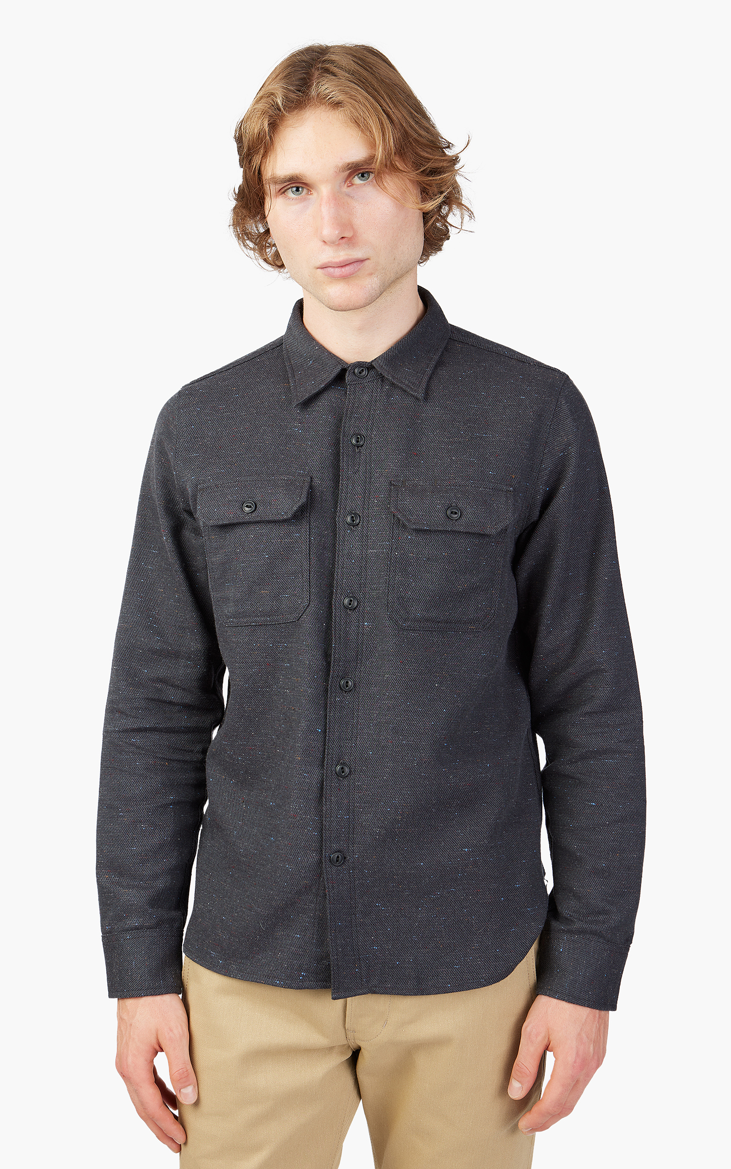 Rogue Territory Field Shirt Grey Rainbow Nep | Cultizm