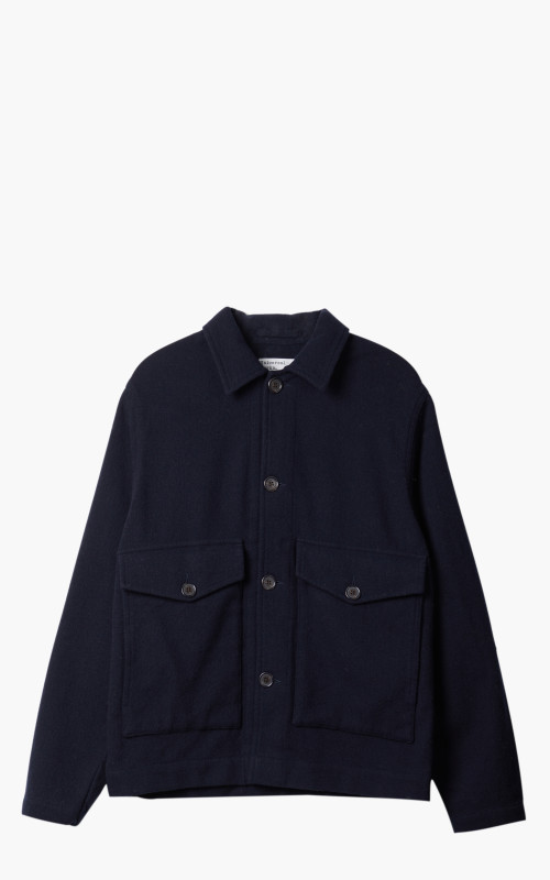 Universal Works Watchman II Jacket Wool Navy
