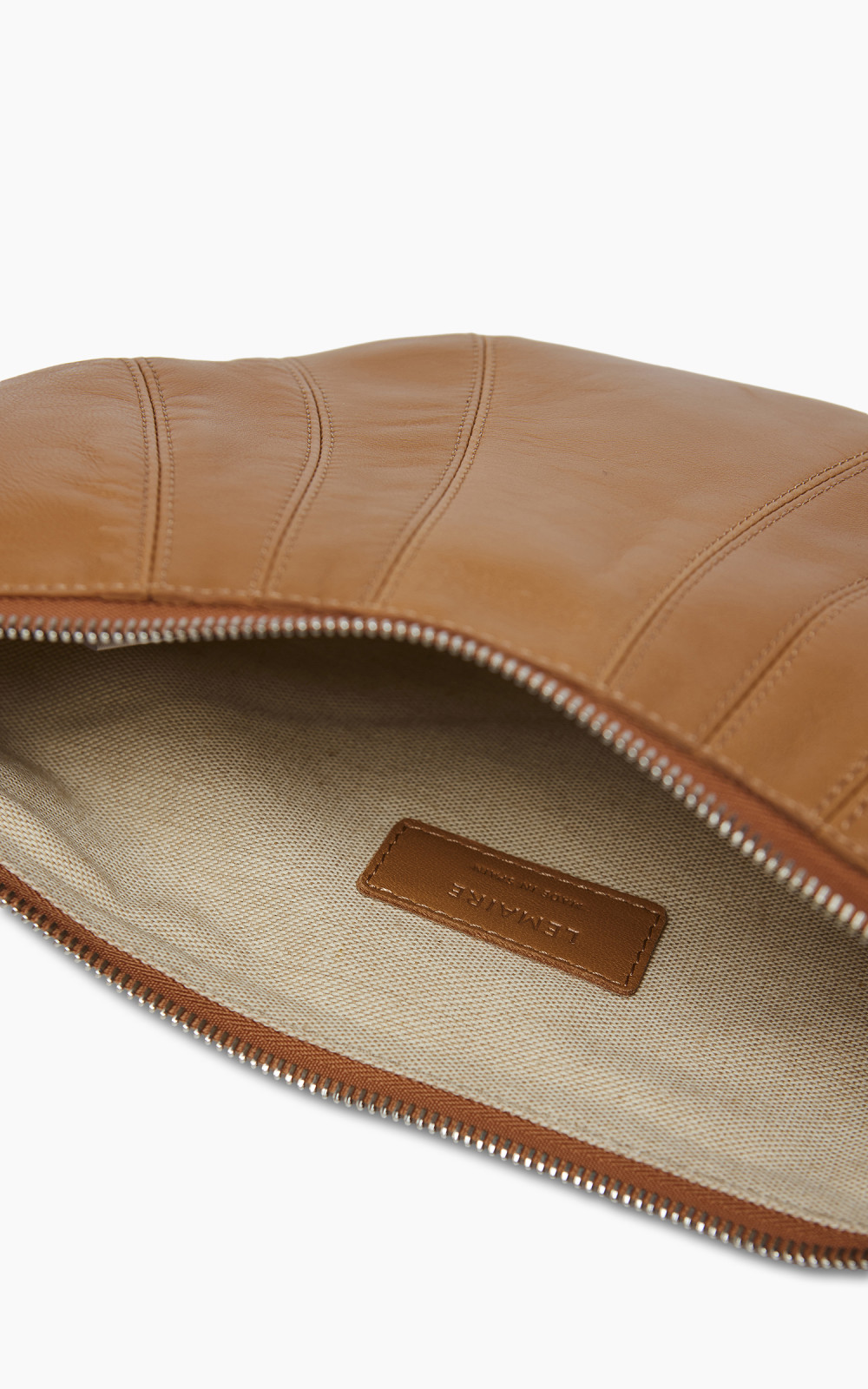 Lemaire Small Croissant Bag Nappa Leather Sugar Brown | Cultizm