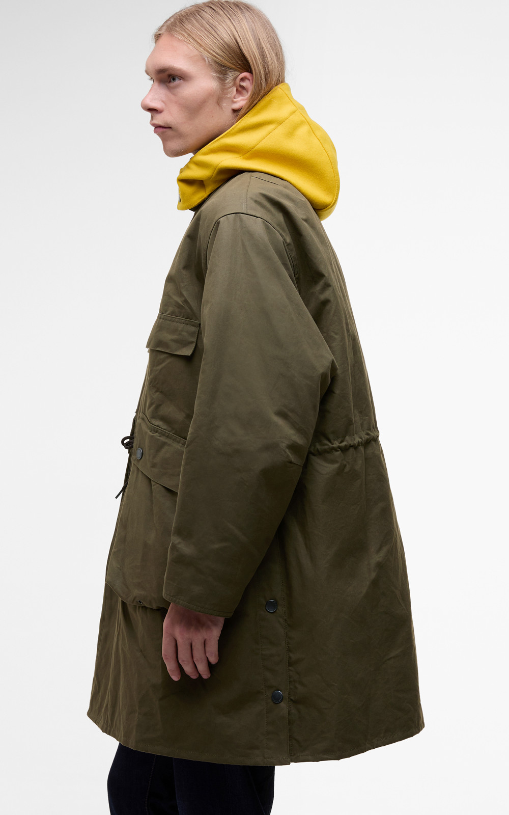 Barbour × KAPTAIN SUNSHINE Barbour x Kaptain Sunshine Short Cruiser Iron | Cultizm