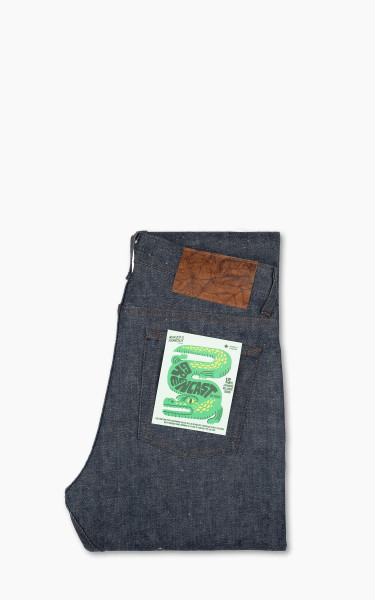 Naked &amp; Famous Denim Weird Guy Greencast Slub Selvedge
