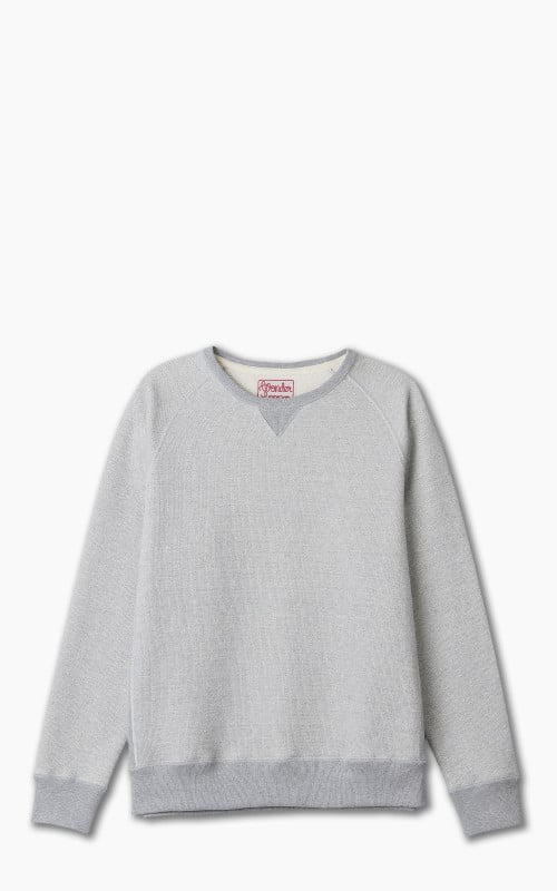 Wonder Looper Pullover Crewneck 701gsm Double Heavyweight French Terry Heather Grey