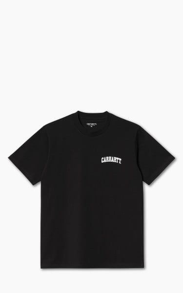 Carhartt WIP S/S University Script T-Shirt Black/White
