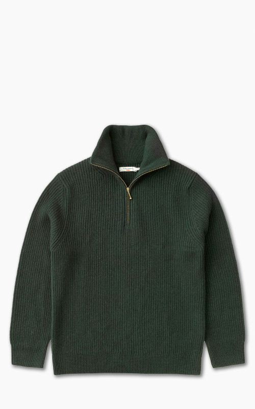 Nudie Jeans August Zip Racing Green