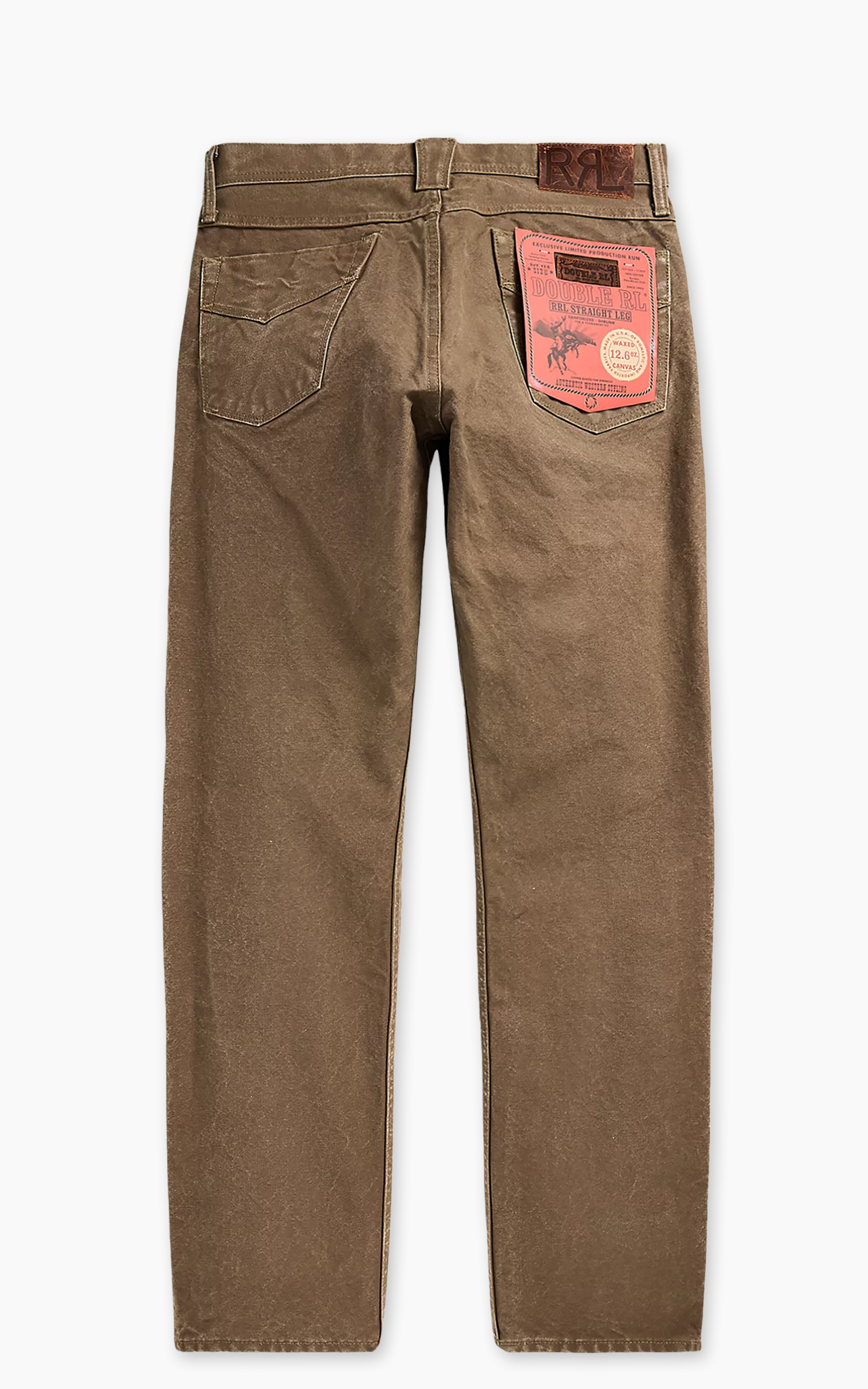RRL Straight Canvas Trouser Limited Edition Medium Brown