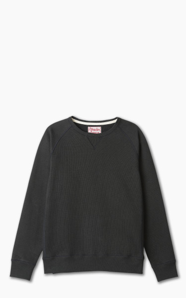 Wonder Looper Pullover Crewneck 701gsm Double Heavyweight French Terry Sumi Black Wonder Looper Pullover Crewneck 701gsm Double Heavyweight French Terry Sumi Black