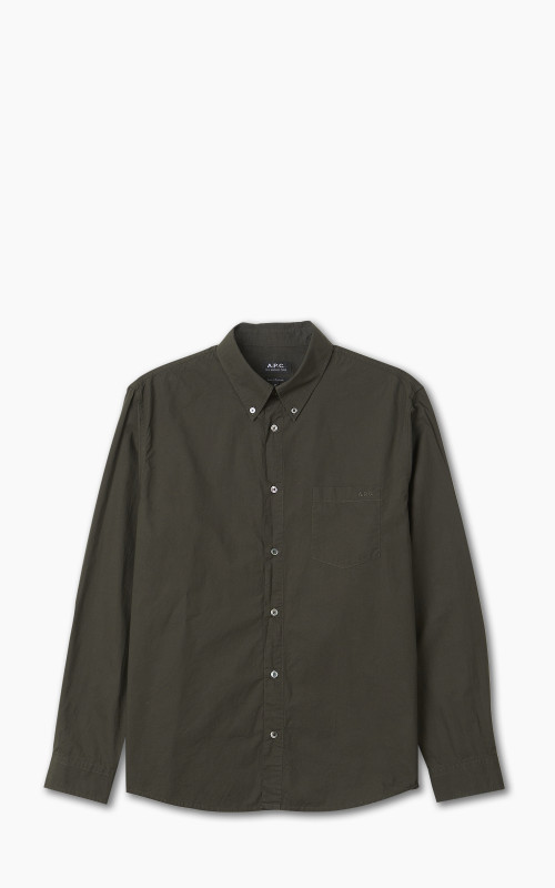 A.P.C. Chemise Edouard Shirt Dark Green