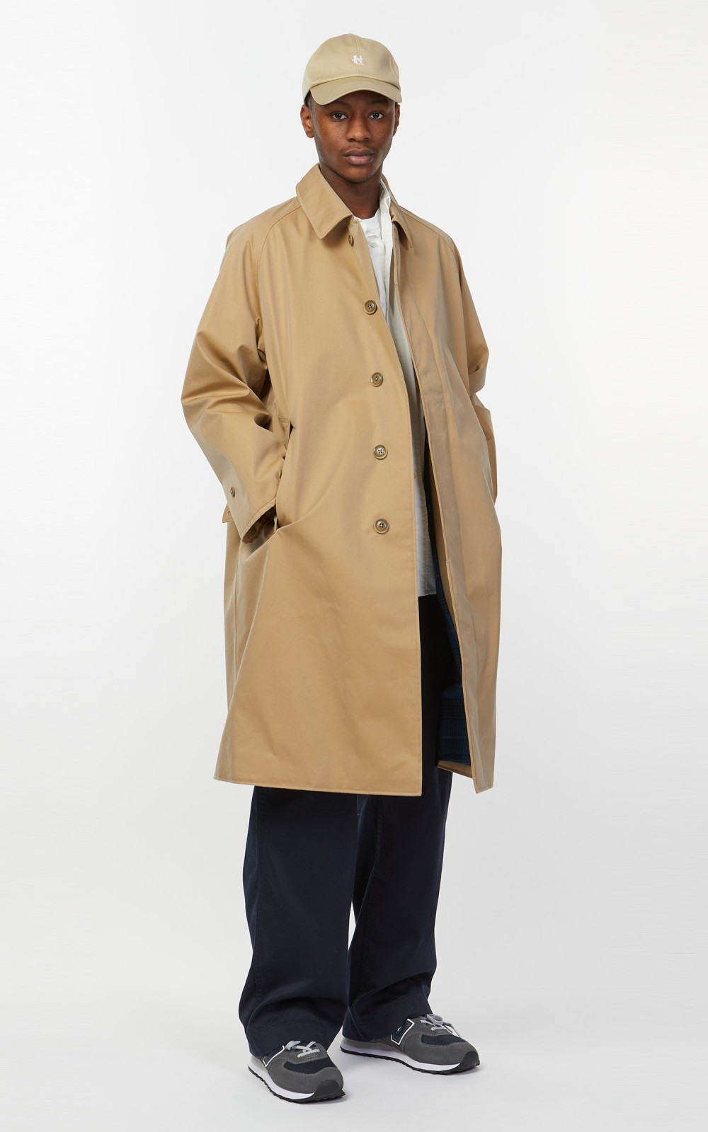 Nanamica GORE-TEX Balmacaan Coat Navy | Cultizm