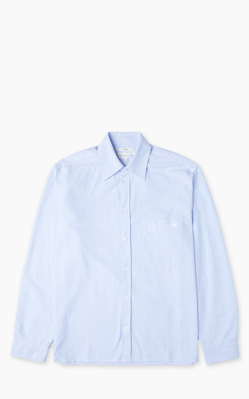 Merz b. Schwanen SHIRT11OX Oxford Shirt Light Blue