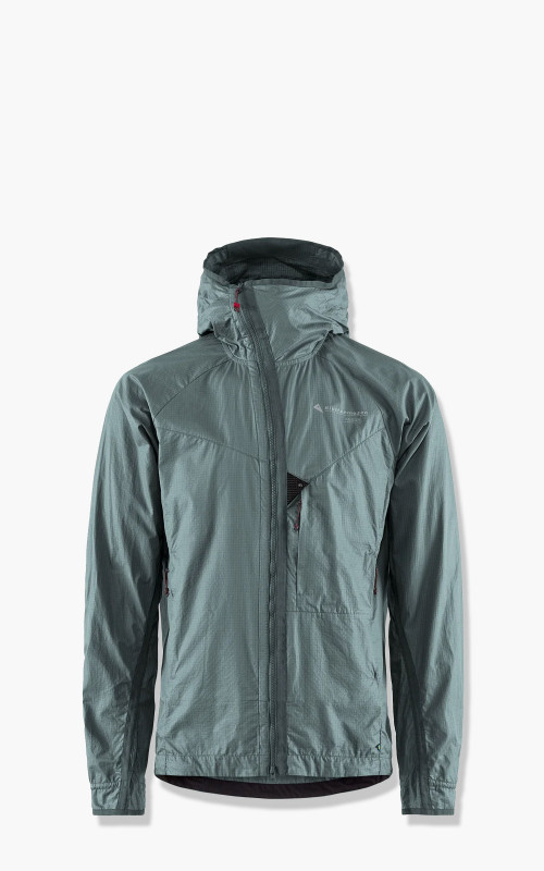 Klättermusen Ansur Hooded Wind Jacket Stone Blue