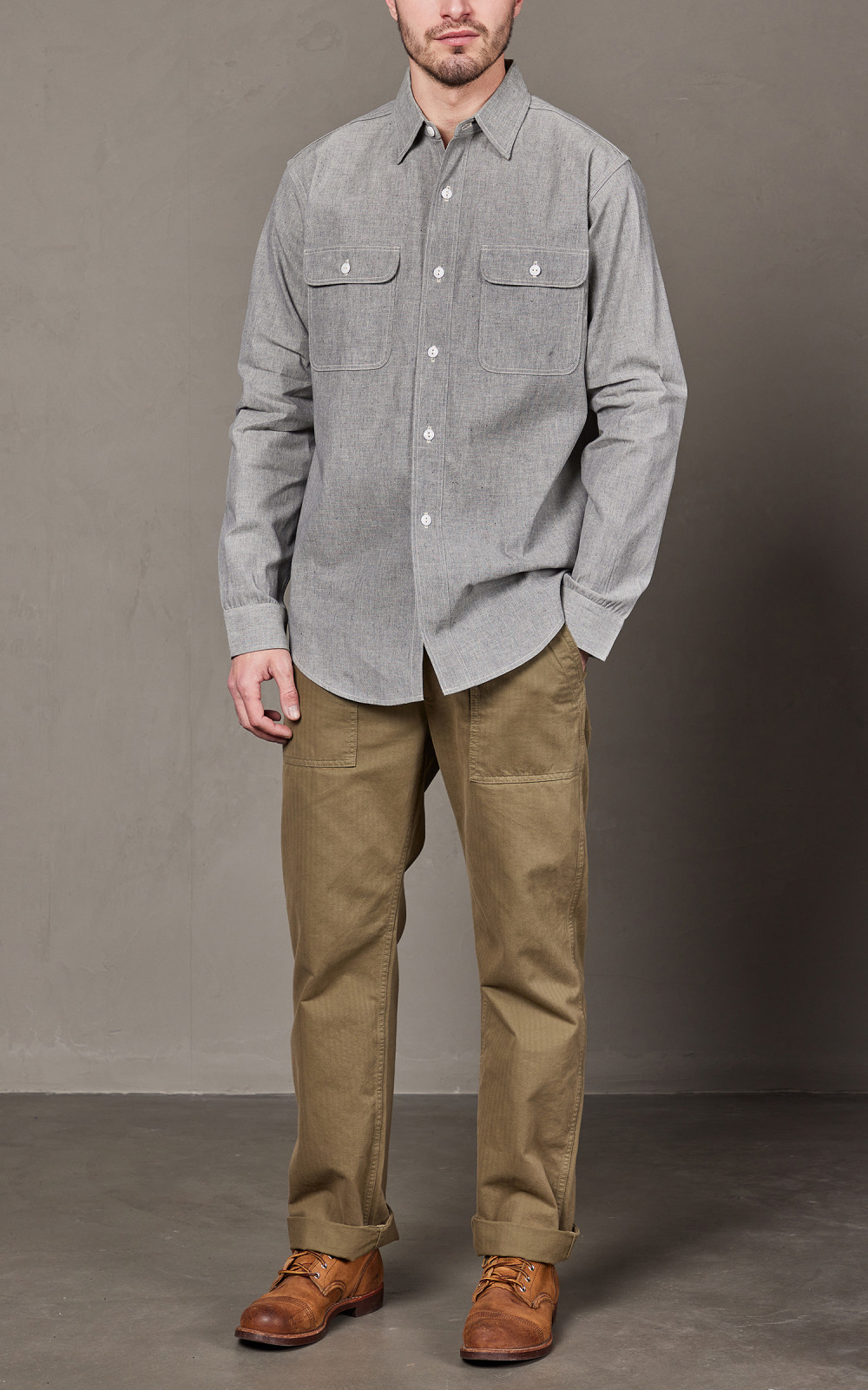 WAREHOUSE TRETON STEEL WORKER SHIRTS