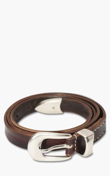 Our Legacy Belt 2cm Brown Leather