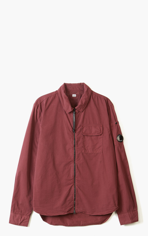 C.P. Company Gabardine Zipped Shirt Port Royal