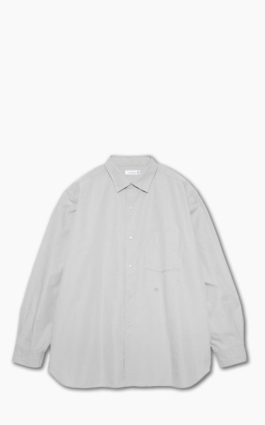 Nanamica Regular Collar Wind Shirt Light Grey