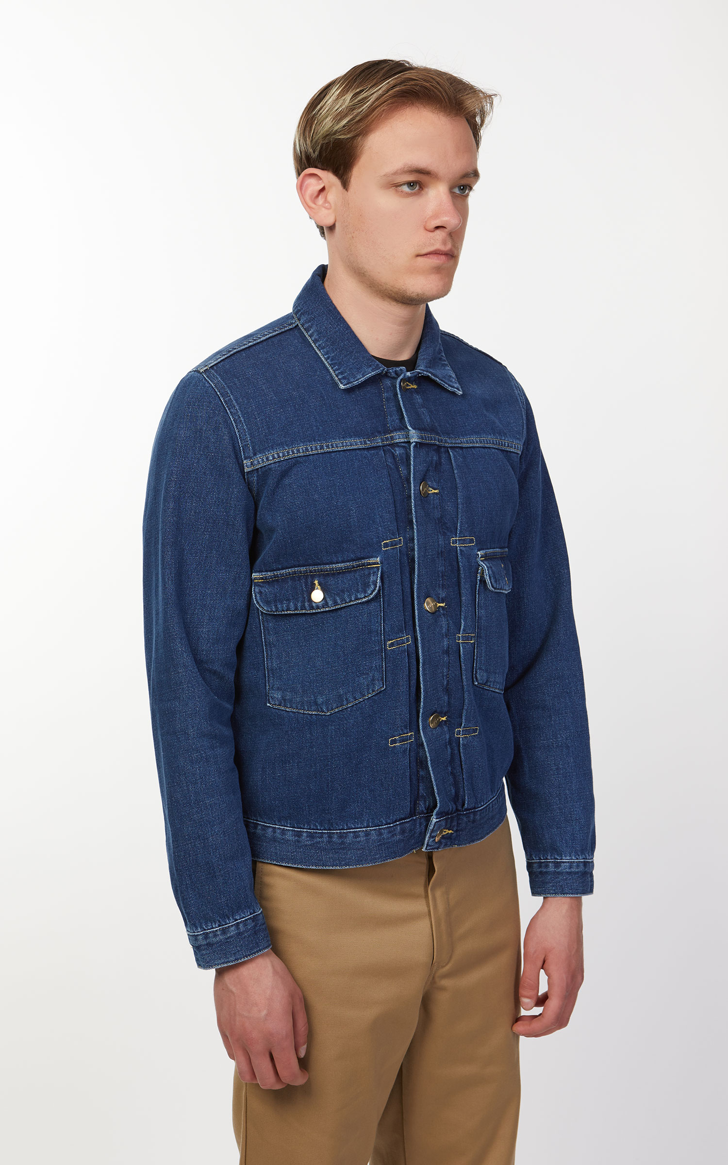 Edwin E-Classic Jacket Joaquin Blue Denim Blue Mid Wash | Cultizm