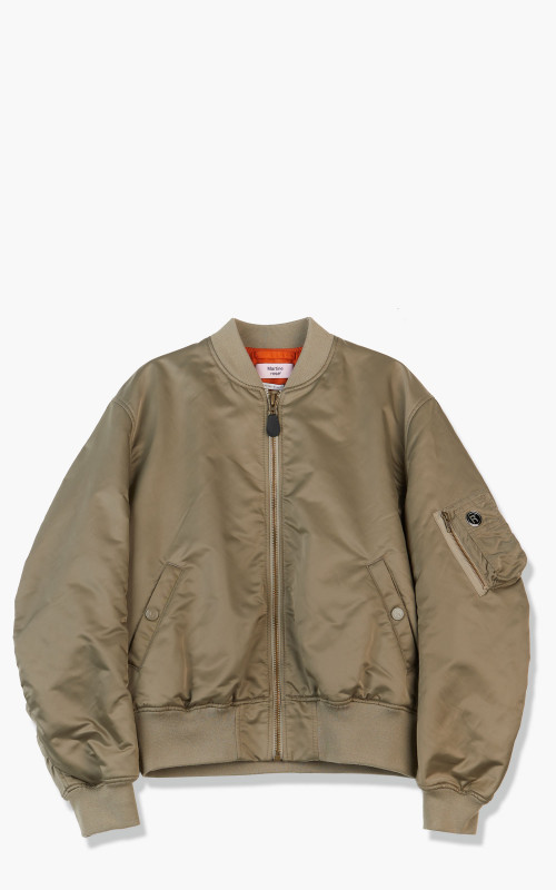 Martine Rose Classic Bomber Jacket Taupe CMRSS22702NB-Taupe