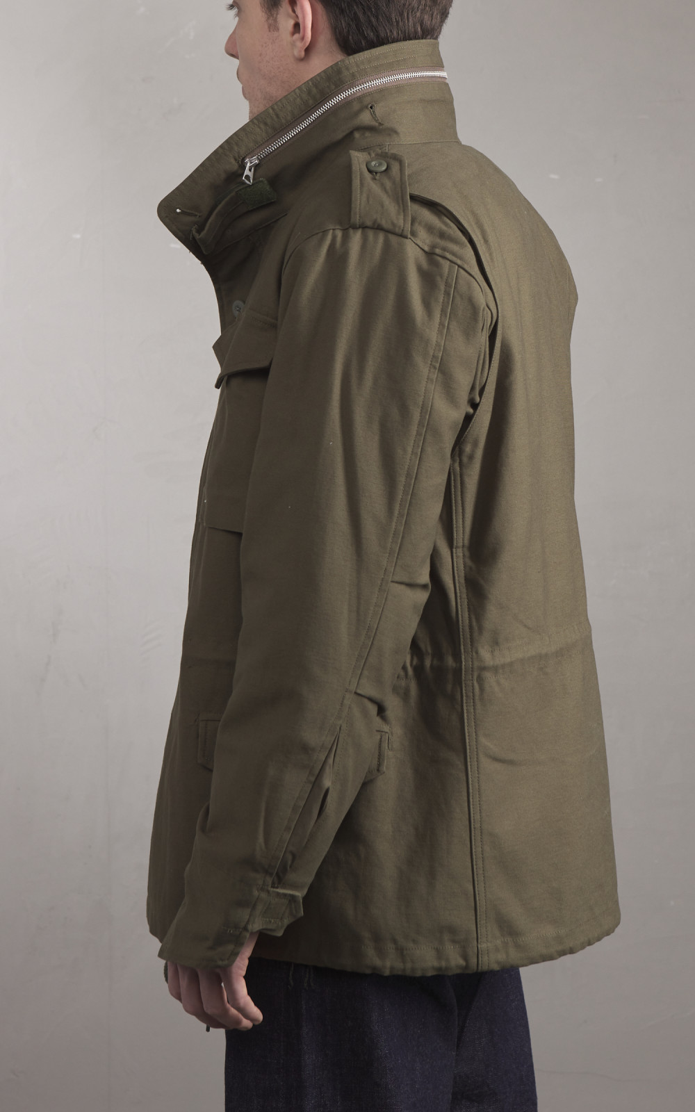 Houston US M65 Field Jacket Lined Olive Drab | Cultizm