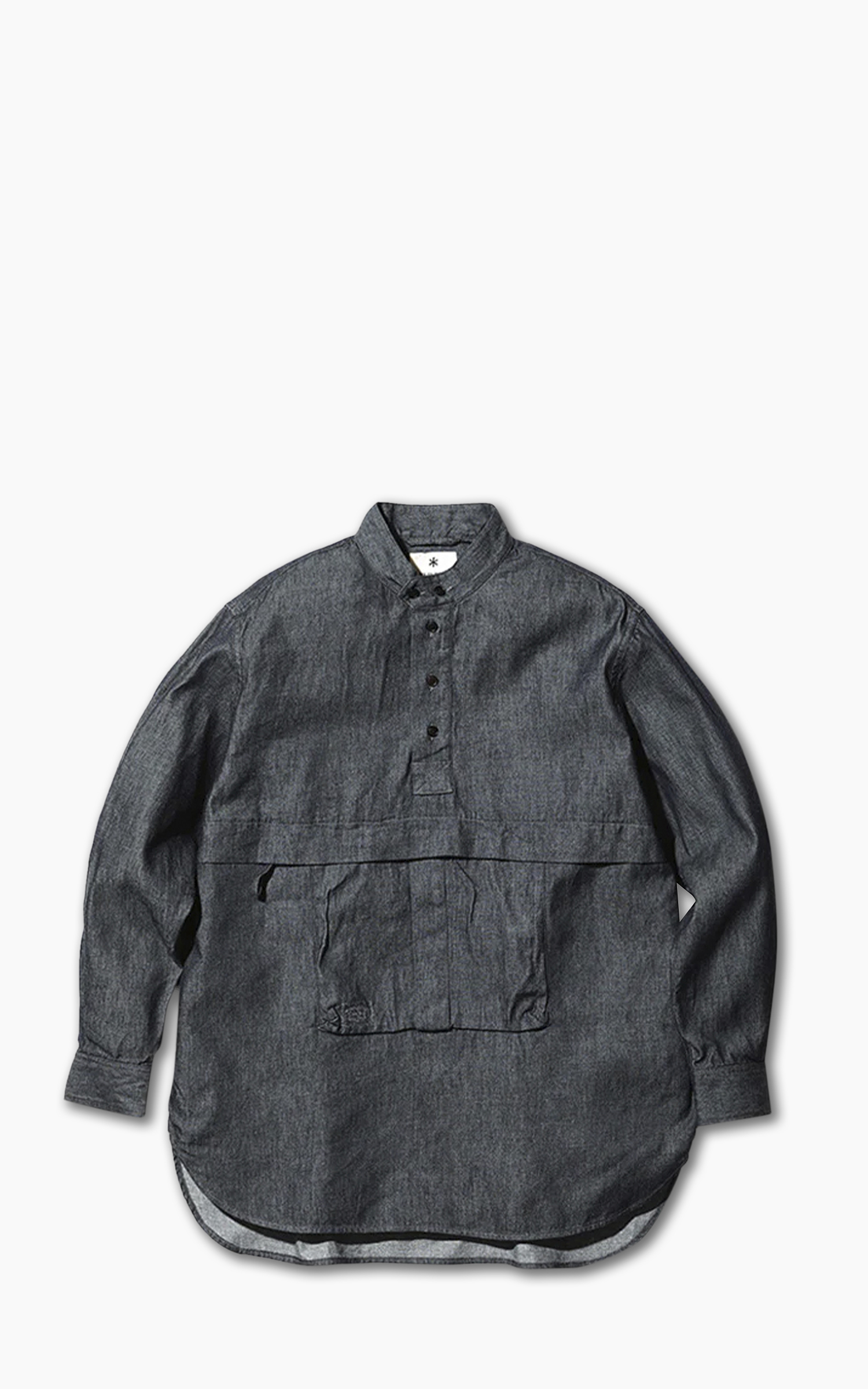 Snow Peak Takibi Light Denim Utility Pullover Indigo | Cultizm