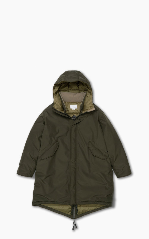 GORE-TEX SHORT DOWN JACKET KHAKI GREEN