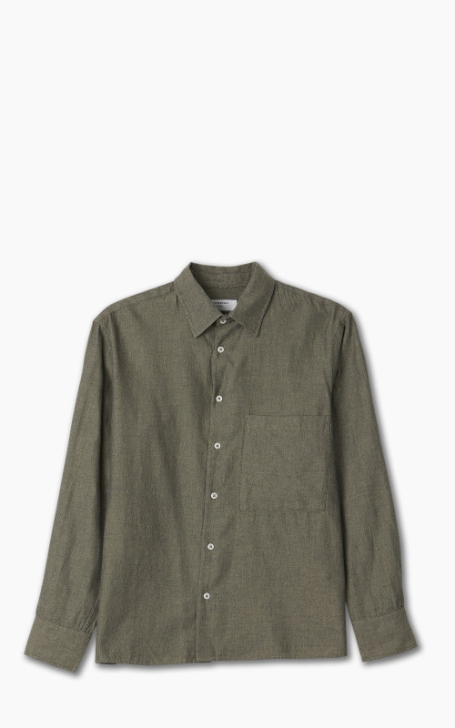 Universal Works Square Pocket Shirt Olive