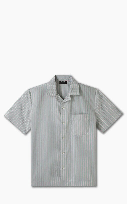 A.P.C. Edd Short-Sleeve Shirt Pale Green