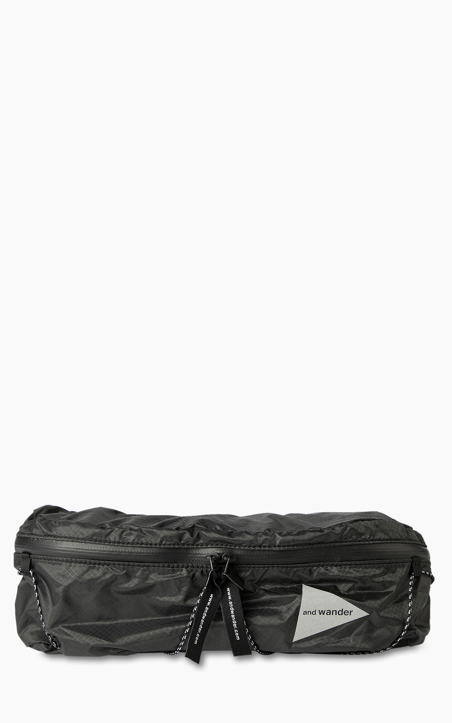 and wander Sil Waist Bag Charcoal | Cultizm and wander Sil Waist Bag Charcoal | Cultizm