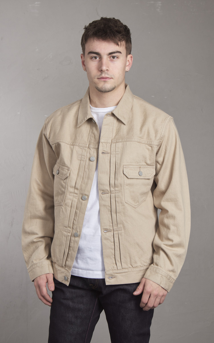 Tan denim jacket cheap