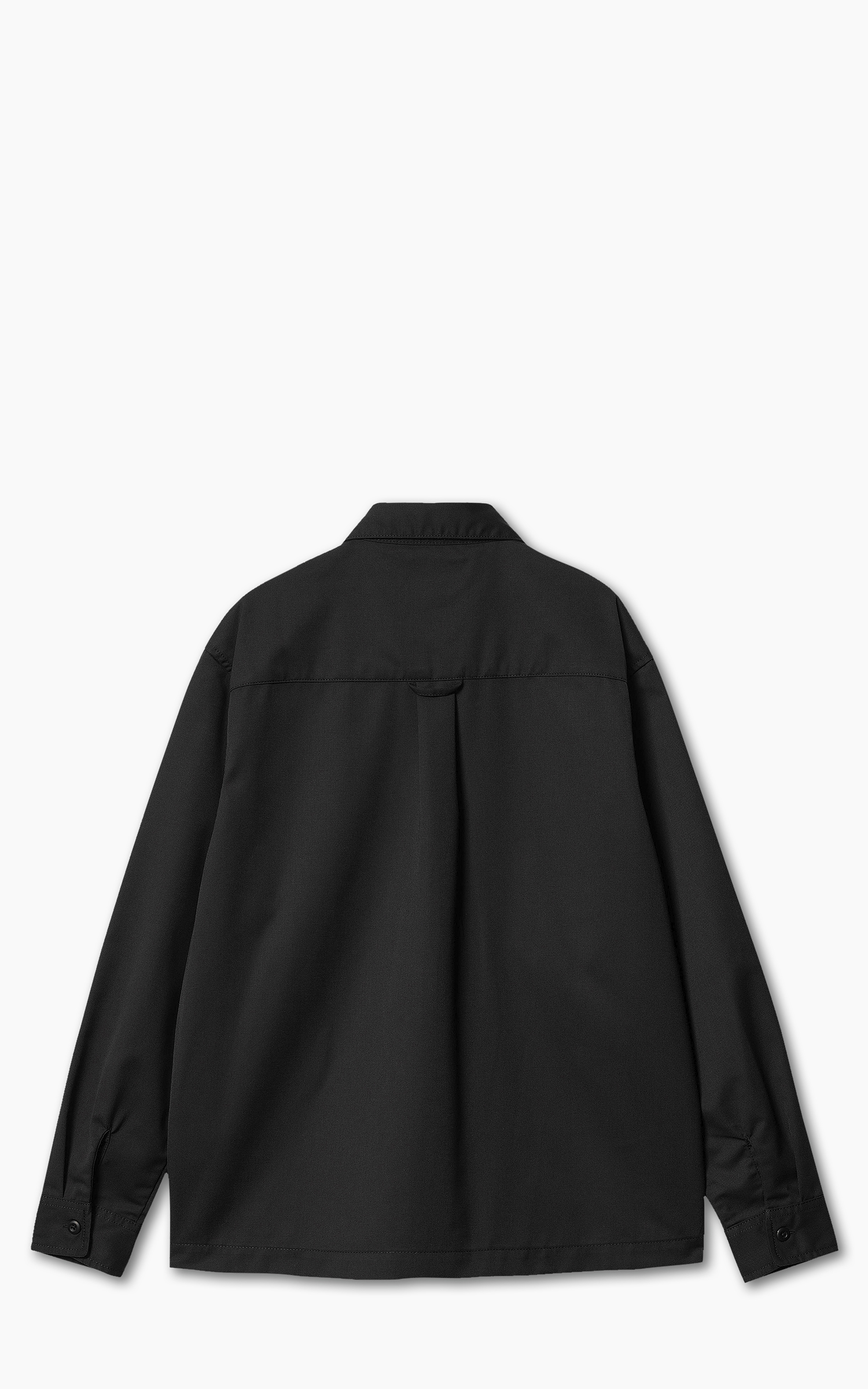 Carhartt WIP L/S Craft Zip Shirt Black Rinsed | Cultizm