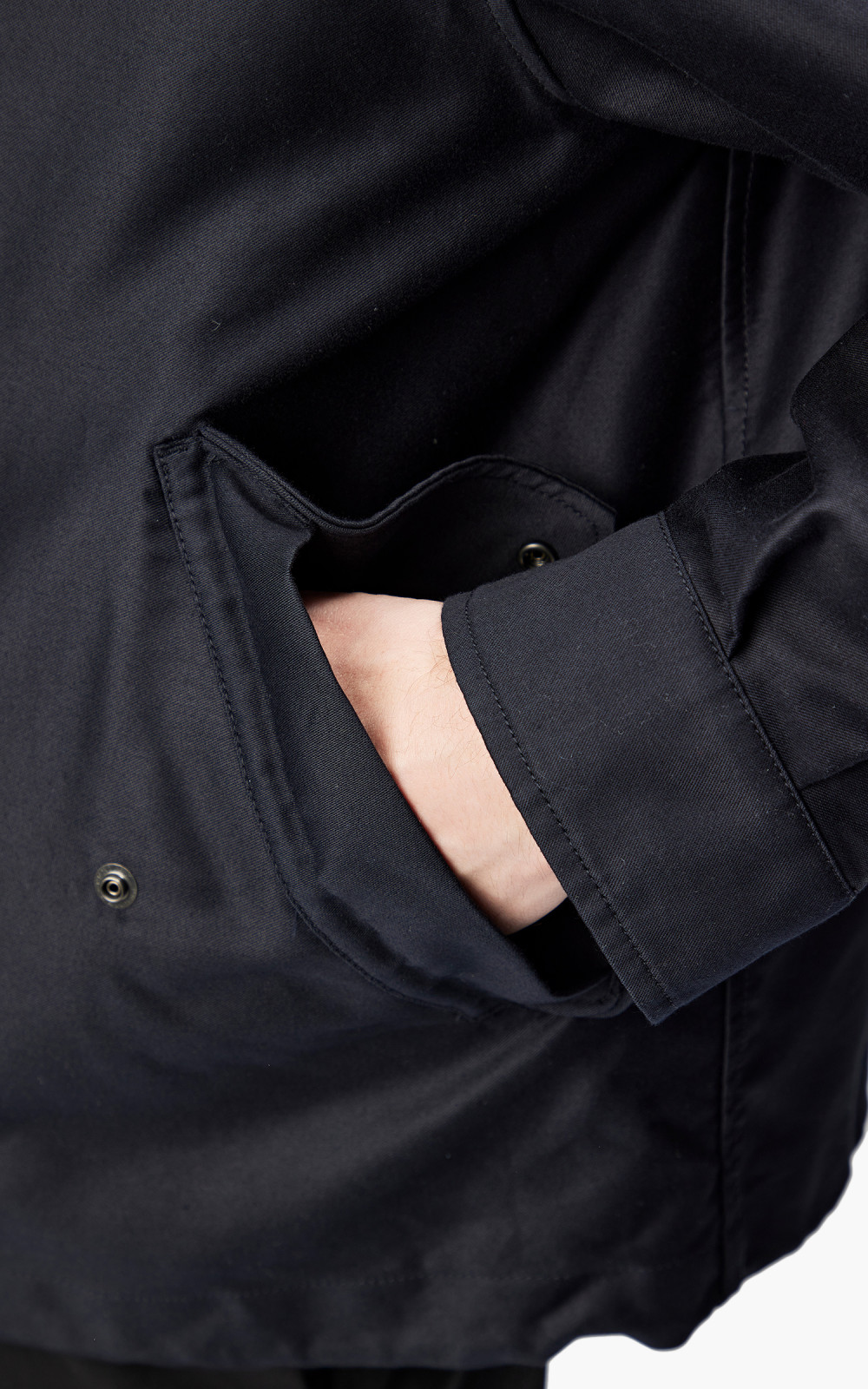 Markaware 'Marka' Field Jacket Short Navy | Cultizm