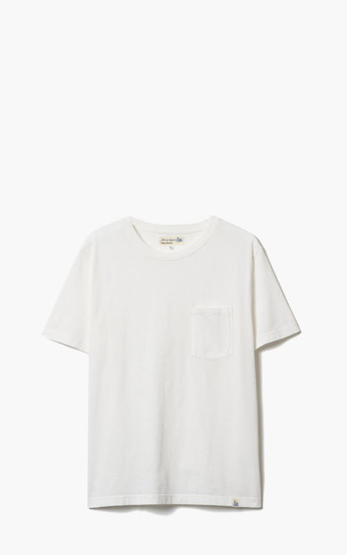 Merz b. Schwanen CTP02 Crew Neck Pocket Tee White