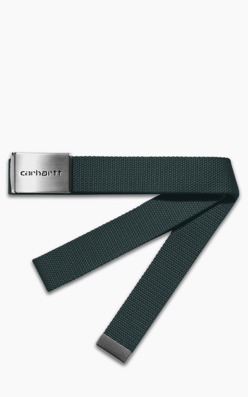 Carhartt WIP Clip Belt Chrome Botanic