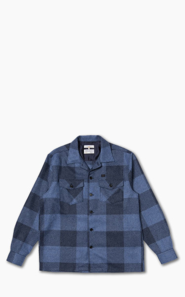 Nudie Jeans Vincent Buffalo Check Shirt Blue