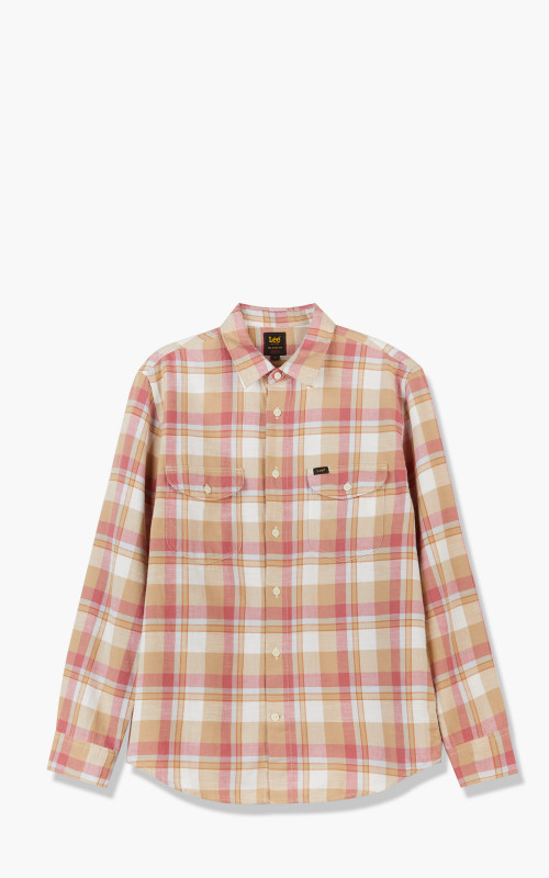 Lee 101 Worker Shirt Rust L68HOJUK