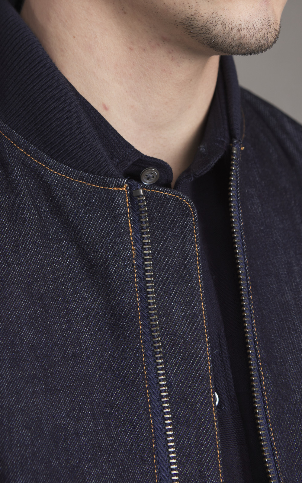 Japan Blue JBOT1307 Denim Bomber Jacket Indigo 13oz | Cultizm