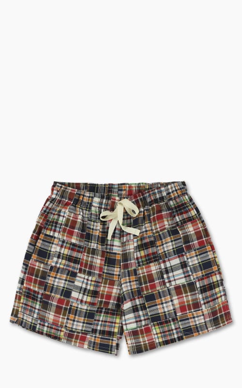 Howlin' Smiling Shorts Multi Madras Patchwork