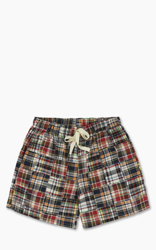 Howlin Smiling Shorts Multi Madras Patchwork Cultizm