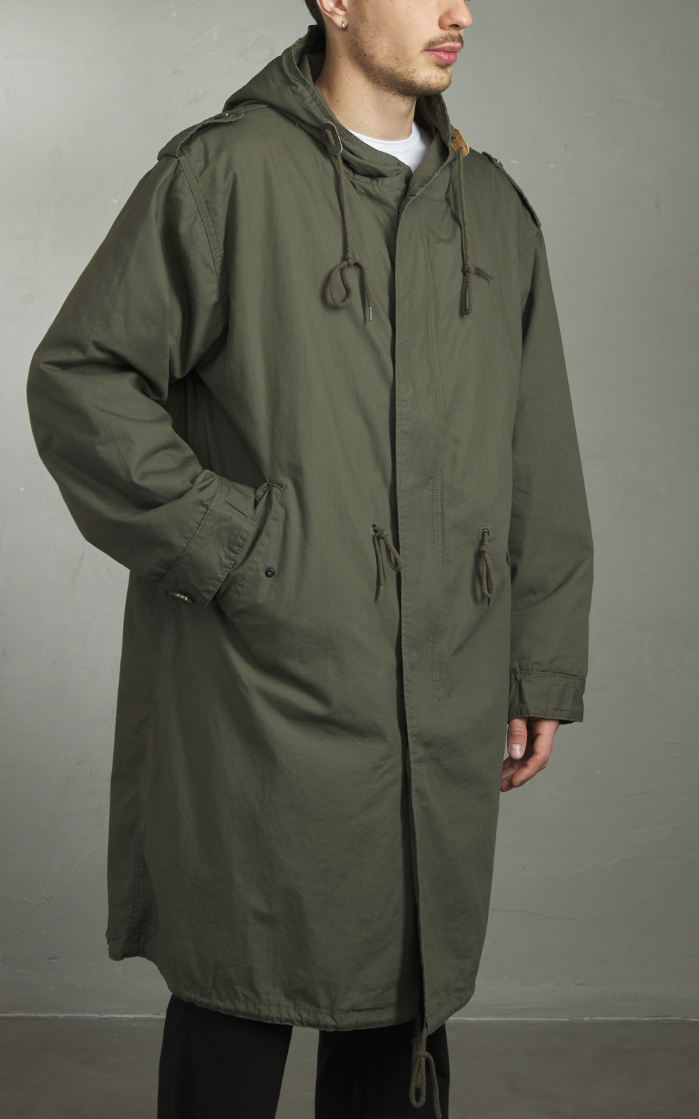 Houston US M51 Fishtail Parka Lined Olive | Cultizm