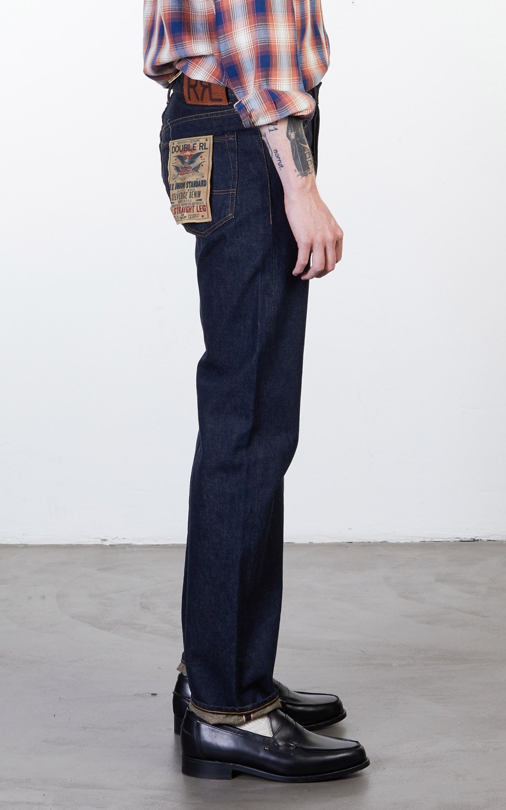 RRL Straight Fit Selvedge Jean One Wash Cultizm