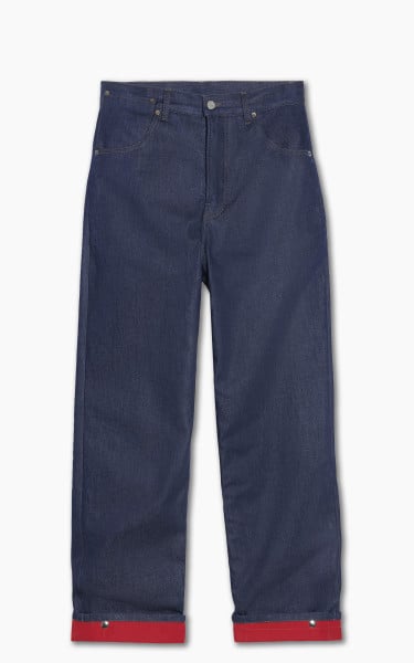Jacquemus Le De Nimes Reverso Snap Cuff Jeans Navy/Brown