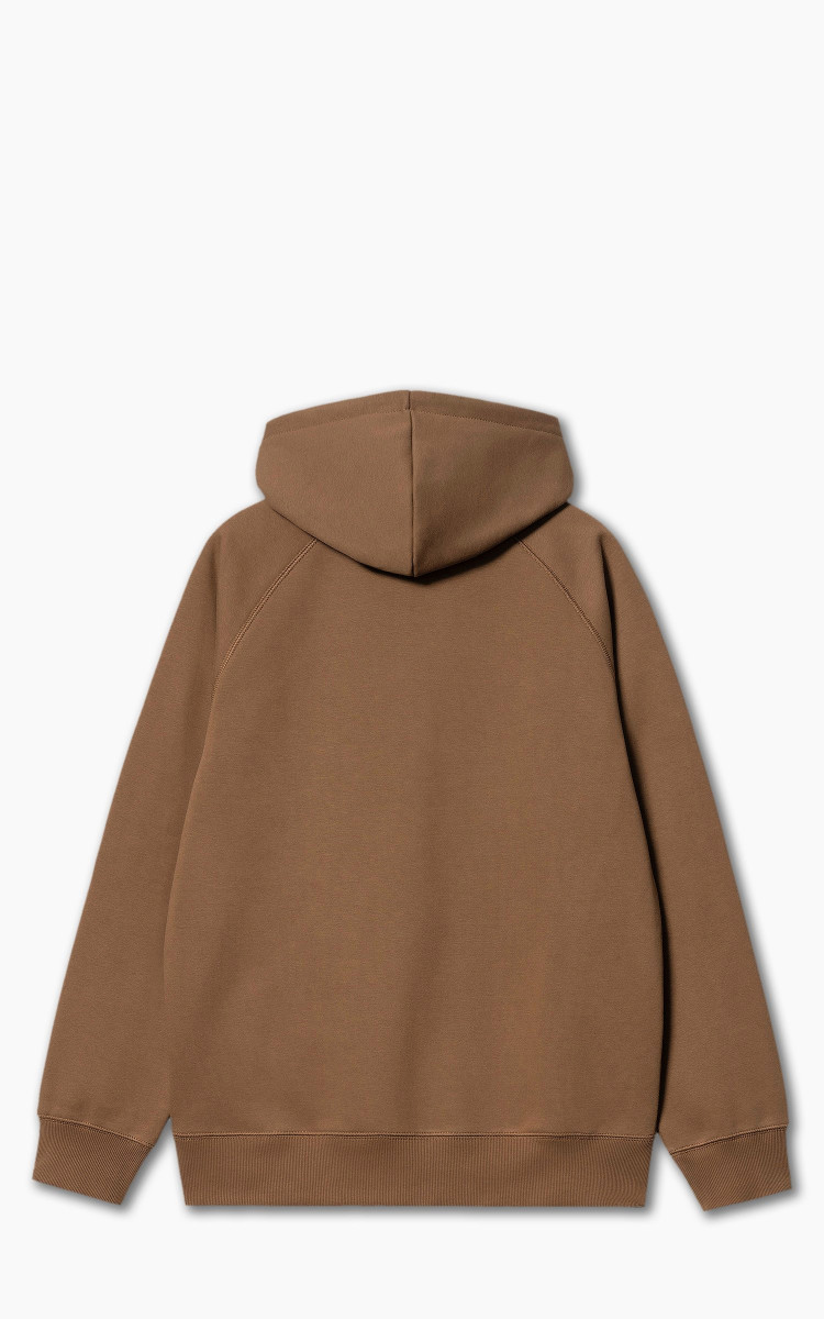 Carhartt WIP Hooded Chase Sweatshirt Tamarind/Gold | Cultizm