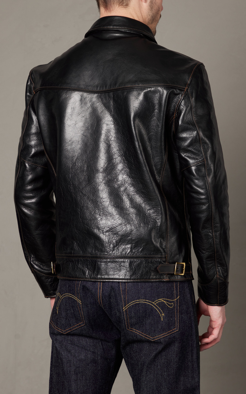 The Flat Head FN-LJ-HS001 Horsehide Single Rider Jacket The Flat Head FN-LJ-HS001 Horsehide Single Rider Jacket