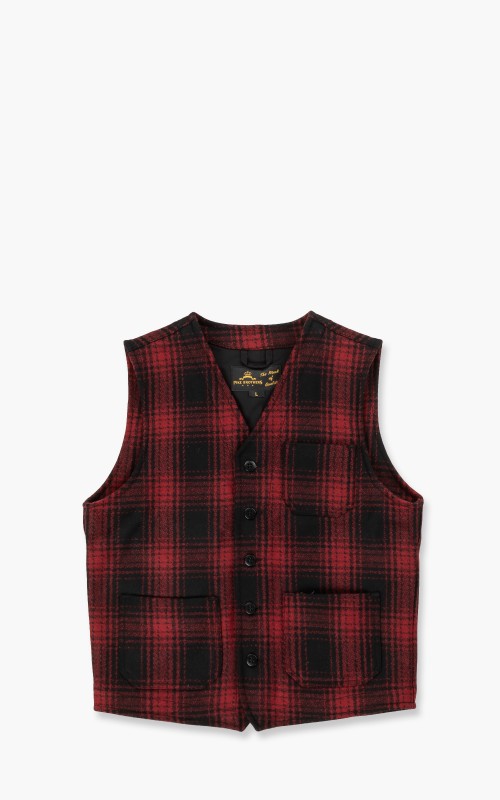 Pike Brothers 1937 Roamer Vest Wool Red Check