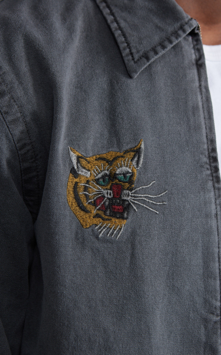 Houston Pigment Vietnam Jacket Tiger Black | Cultizm