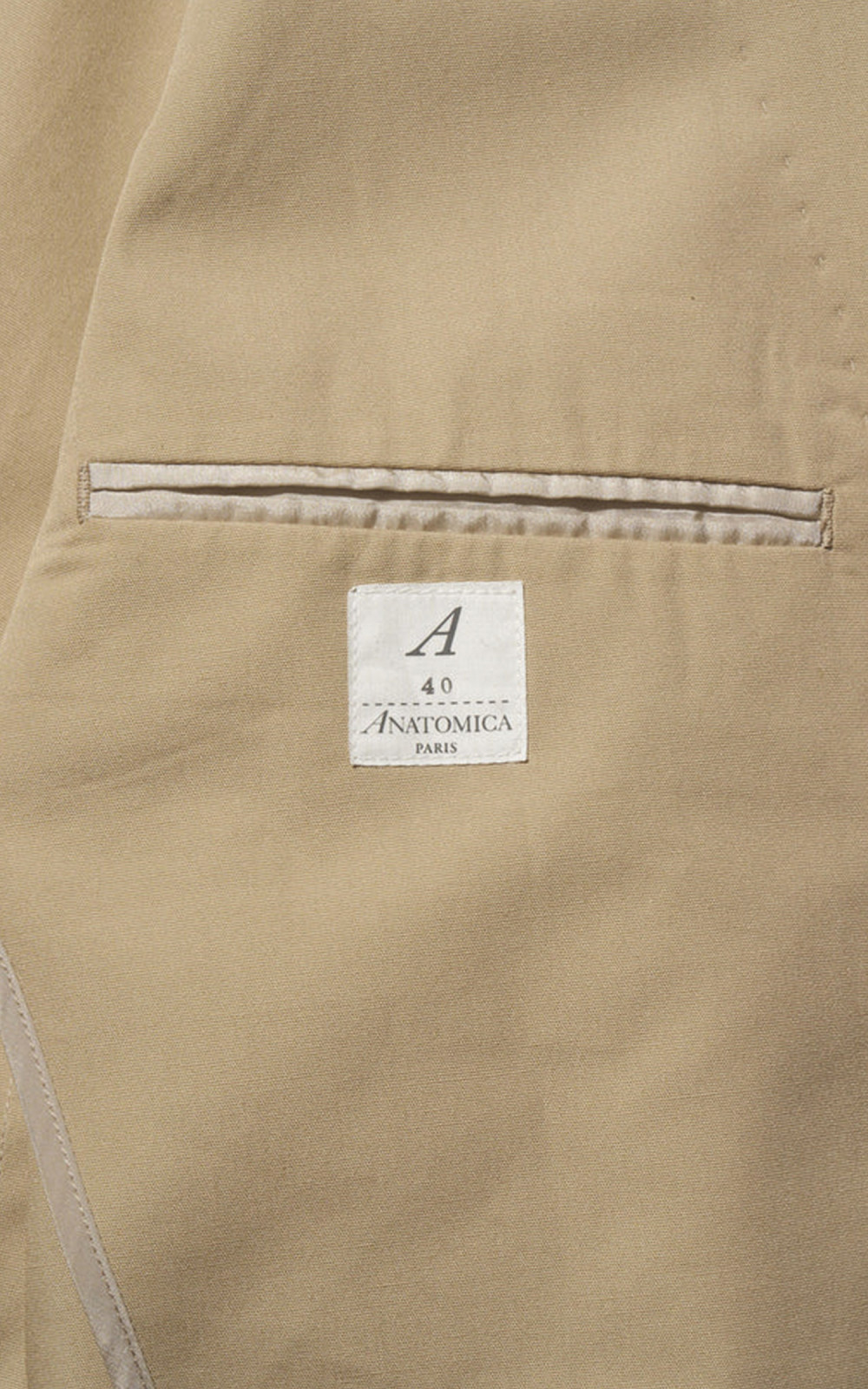 Anatomica University Jacket I Poplin Beige | Cultizm