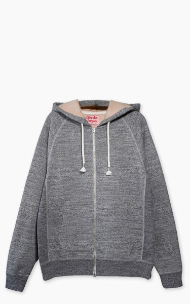 Wonder Looper Zip Hoodie Fleeced Foxfibre® Charcoal