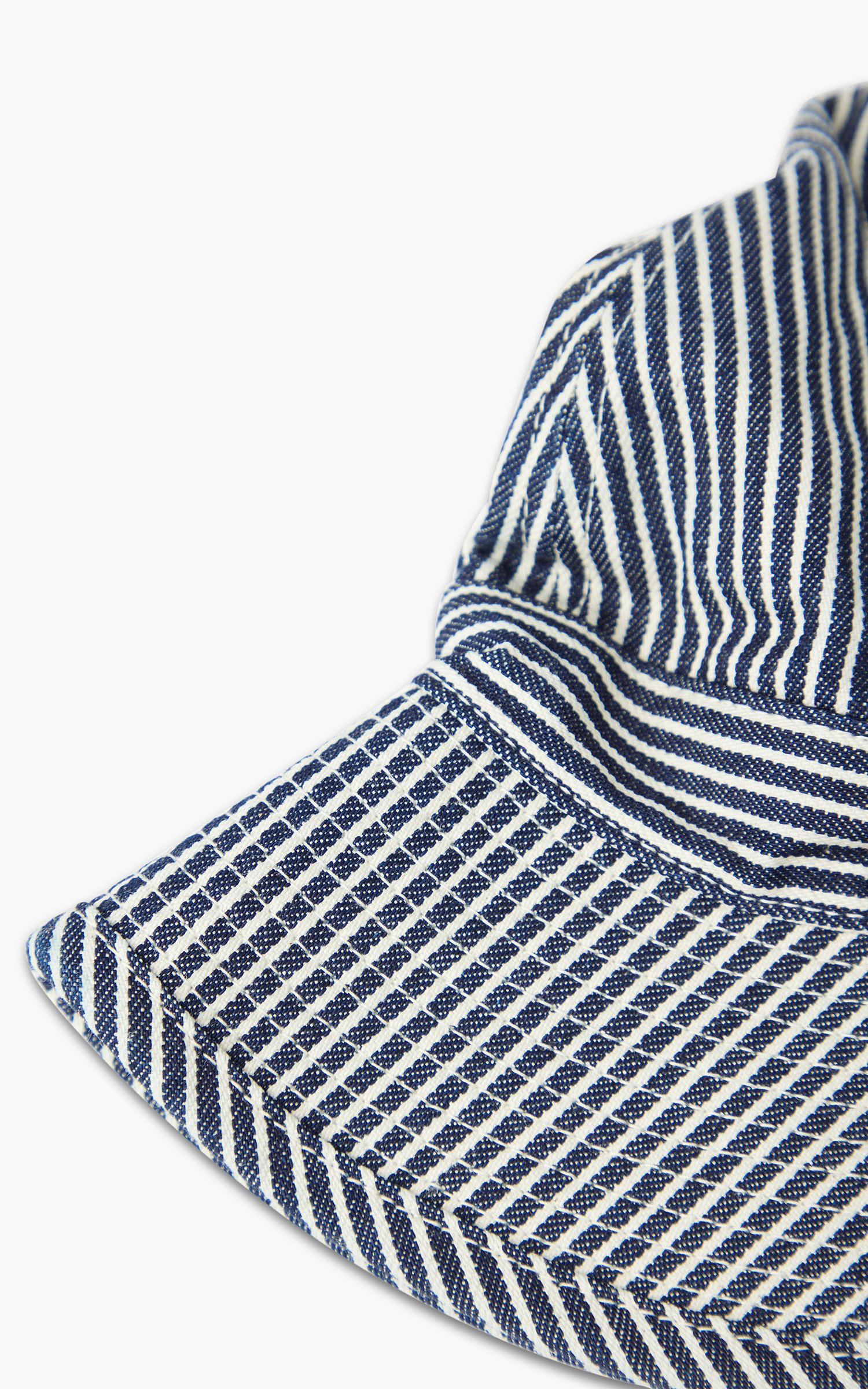 OrSlow US Navy Hat Hickory Stripe Blue | Cultizm